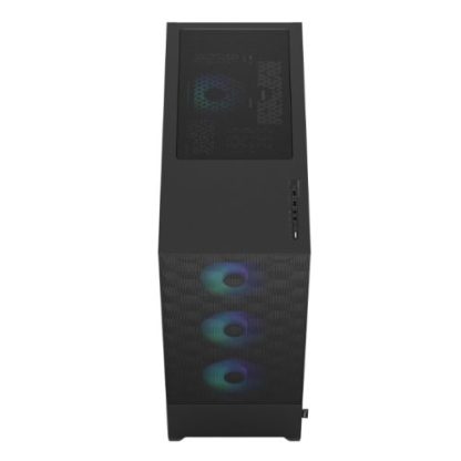 Fractal Design Pop XL Air RGB (Black TG) Gaming Case w Clear Glass Window, E-ATX, Hexagonal Mesh Front, 4 RGB Fans & RGB Controller
