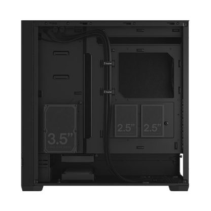 Fractal Design Pop XL Silent (Black Solid) Gaming Case, E-ATX, Sound-Damping Steel & Foam, 4 Fans