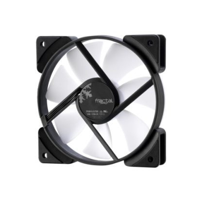 Fractal Design Prisma AL-12PWM 12cm ARGB Case Fan, 7 Blades, Long Life Sleeve Bearing, 500-2000 RPM, Black