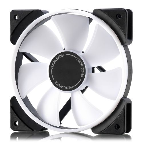 Fractal Design Prisma AL-12/PWM 12cm ARGB Case Fans (3 Pack), 7 Blades, Long Life Sleeve Bearing, 500-2000 RPM, Black