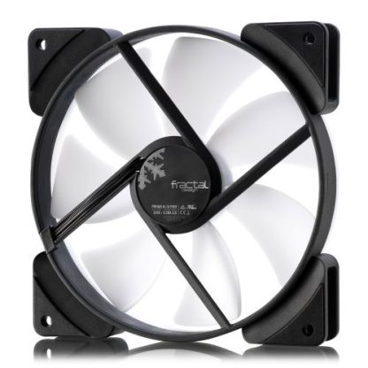 Fractal Design Prisma AL-14PWM 14cm ARGB Case Fans (3 Pack), 7 Blades, Long Life Sleeve Bearing, 500-1700 RPM, Black CF140-FRPRAL14PWM-3PK