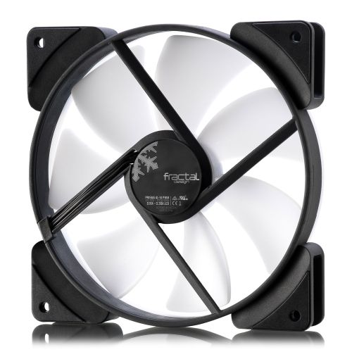 Fractal Design Prisma AL-14/PWM 14cm ARGB Case Fans (3 Pack), 7 Blades, Long Life Sleeve Bearing, 500-1700 RPM, Black