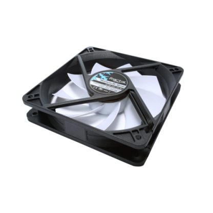Fractal Design Silent Series R3 12cm Case Fan, Rifle Bearing, 1200 RPM, Black & White