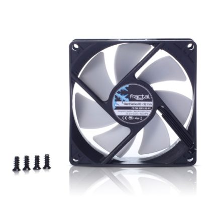 Fractal Design Silent Series R3 9cm Case Fan, 7 Blades, Rifle Bearing, 1500 RPM