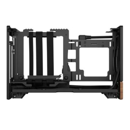 Fractal Design Terra Graphite SFF PC Case, Mini ITX, Walnut Front, Anodized Aluminium Exterior, 322mm GPU Support, Requires SFX-SFX-L PSU,