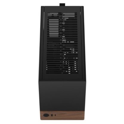 Fractal Design Terra Graphite SFF PC Case, Mini ITX, Walnut Front, Anodized Aluminium Exterior, 322mm GPU Support, Requires SFX-SFX-L PSU,