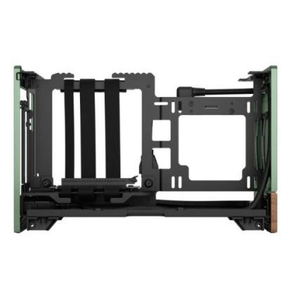 Fractal Design Terra Jade SFF PC Case, Mini ITX, Walnut Front, Anodized Aluminium Exterior, 322mm GPU Support, Requires SFX/SFX-L PSU, USB-C
