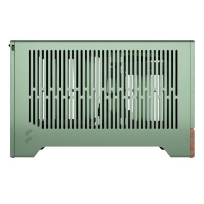 Fractal Design Terra Jade SFF PC Case, Mini ITX, Walnut Front, Anodized Aluminium Exterior, 322mm GPU Support, Requires SFX/SFX-L PSU, USB-C