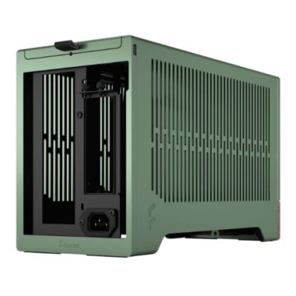 Fractal Design Terra Jade SFF PC Case, Mini ITX, Walnut Front, Anodized Aluminium Exterior, 322mm GPU Support, Requires SFX/SFX-L PSU, USB-C