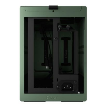 Fractal Design Terra Jade SFF PC Case, Mini ITX, Walnut Front, Anodized Aluminium Exterior, 322mm GPU Support, Requires SFX/SFX-L PSU, USB-C