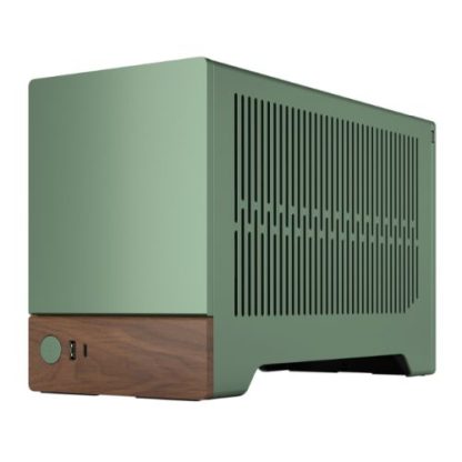 Fractal Design Terra Jade SFF PC Case, Mini ITX, Walnut Front, Anodized Aluminium Exterior, 322mm GPU Support, Requires SFX/SFX-L PSU, USB-C