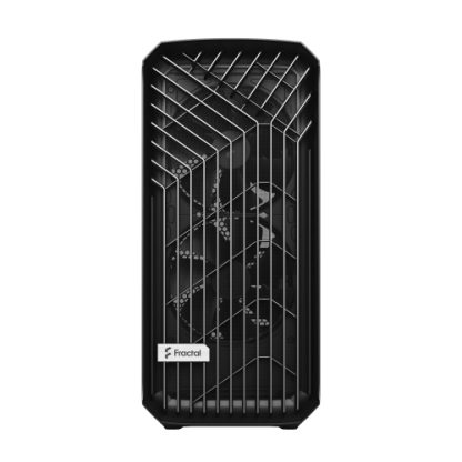 Fractal Design Torrent (Black Solid) Gaming Case, E-ATX, 5 Fans, Fan Hub, Front Grille, USB-C