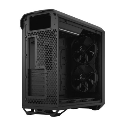 Fractal Design Torrent (Black Solid) Gaming Case, E-ATX, 5 Fans, Fan Hub, Front Grille, USB-C