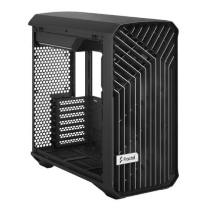 Fractal Design Torrent Compact (Black Solid) Gaming Case, E-ATX, 2 Fans, Fan Hub, Front Grille, USB-C