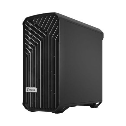 Fractal Design Torrent Compact (Black Solid) Gaming Case, E-ATX, 2 Fans, Fan Hub, Front Grille, USB-C