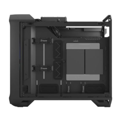Fractal Design Torrent Nano (Light TG RGB) Case w Light Tint Glass Windows, Mini ITX, 1 RGB Fan, ATX PSU & 335mm GPU Support, 280mm Watercooling, RGB Strip, Front Grille, USB-C