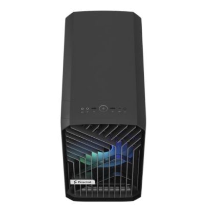 Fractal Design Torrent Nano (Light TG RGB) Case w Light Tint Glass Windows, Mini ITX, 1 RGB Fan, ATX PSU & 335mm GPU Support, 280mm Watercooling, RGB Strip, Front Grille, USB-C