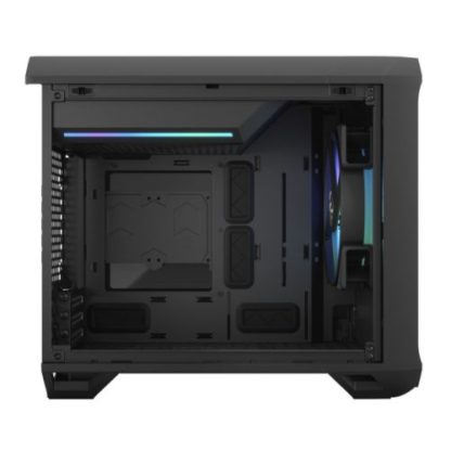 Fractal Design Torrent Nano (Light TG RGB) Case w Light Tint Glass Windows, Mini ITX, 1 RGB Fan, ATX PSU & 335mm GPU Support, 280mm Watercooling, RGB Strip, Front Grille, USB-C