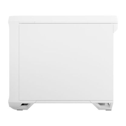 Fractal Design Torrent Nano (Light TG RGB White) Case w/ Light Tint Glass Window, Mini ITX, 1 RGB Fan, ATX PSU & 335mm GPU Support, 280mm Watercooling, RGB Strip, Front Grille, USB-C
