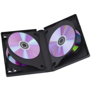 Hama 3x 6 DVD/Blu-Ray Jewel Cases, 6 Discs per case, Black