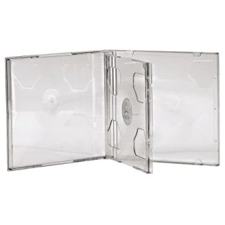 Hama 5x Double CD/DVD/Blu-Ray Cases, 2 Discs per case, Transparent
