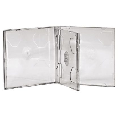 Hama 5x Double CD/DVD/Blu-Ray Cases, 2 Discs per case, Transparent