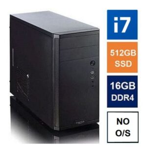 Mismoosh MATX Tower PC, Fractal Core 1100 Case, i7-12700, 16GB 3200MHz, 512GB SSD, Bequiet 550W, No Optical, KB & Mouse, No Operating System