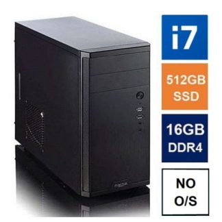 Mismoosh MATX Tower PC, Fractal Core 1100 Case, i7-12700, 16GB 3200MHz, 512GB SSD, Bequiet 550W, No Optical, KB & Mouse, No Operating System