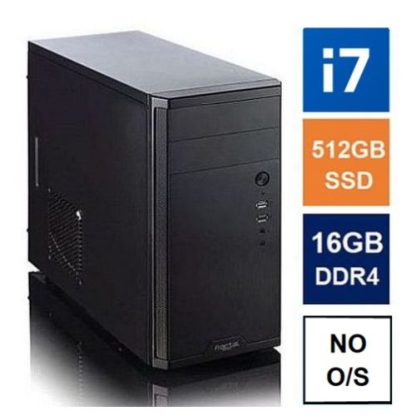 Mismoosh MATX Tower PC, Fractal Core 1100 Case, i7-12700, 16GB 3200MHz, 512GB SSD, Bequiet 550W, No Optical, KB & Mouse, No Operating System