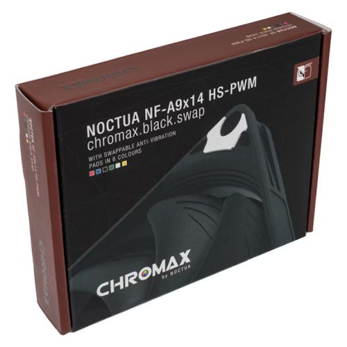NF-A9 PWM Chromax Black Swap 9.2cm Fan, SSO2 Bearing, 600-2500 RPM, 14mm Low Profile Design