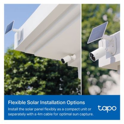 TP-LINK (TAPO A201) 2.5W Solar Panel for TAPO Battery Cameras, IP65, 4m Charging Cable