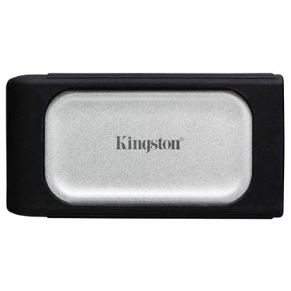 Kingston XS2000 500GB Pocket Size External SSD, USB 3.2 Gen2x2 Type-C, IP55 Water & Dust Resistant, Ruggedised Sleeve for Drop Protection