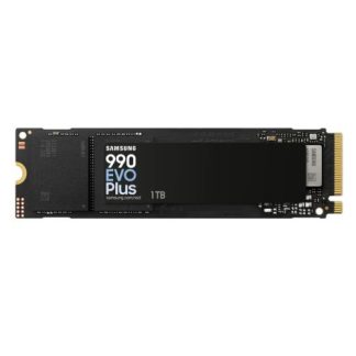 Samsung 1TB 990 EVO PLUS M.2 NVMe Gen4 5 SSD, M.2 2280, PCIe 4.0 5.0 x2, V-NAND, RW 7150 6300 MBs, 850K 1350K IOPS