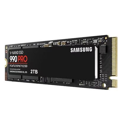 Samsung 2TB 990 PRO M.2 NVMe SSD, M.2 2280, PCIe 4.0, V-NAND, RW 7450-6900 MBs, 1400K1550K IOPS