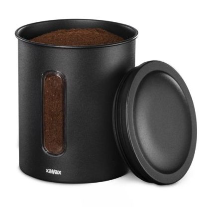 Hama Xavax Coffee Tin for 500g of Beans or 700g of Powder, Airtight, Aroma-tight