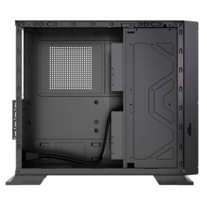 Vida Commerce Micro ATX SFF Desktop Office Case with a 300W PSU, High Airflow, Card Reader, USB-C, Black