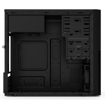 Vida Corporate Black Office Case with a 500W PSU, Micro ATX, 12cm Fan, Mesh Front