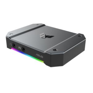 Asus CU4K30 TUF Gaming USB-C Capture Box - 4K30 Video w/ Near-Zero Latency, RGB Lighting
