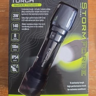 3W Led Indestructible Torch Super Tough Ip54 140 Lumens.