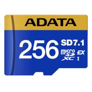 ADATA 256GB Premier Extreme MicroSDXC SD7.1 Express Card, Nintendo Switch 2 Ready, 800MB/s