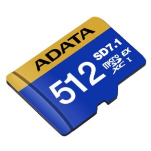 ADATA 512GB Premier Extreme MicroSDXC SD7.1 Express Card, Nintendo Switch 2 Ready, 800MBs
