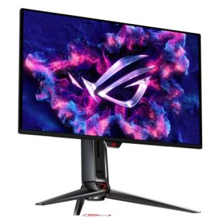 Asus 31.5 ROG Swift OLED 4K Gaming Monitor (PG32UCDMZ), QD-OLED, 3840 x 2160, 0.03ms, USB, 240Hz, Heatsink, 99% DCI-P3, RGB Lighting, VESA