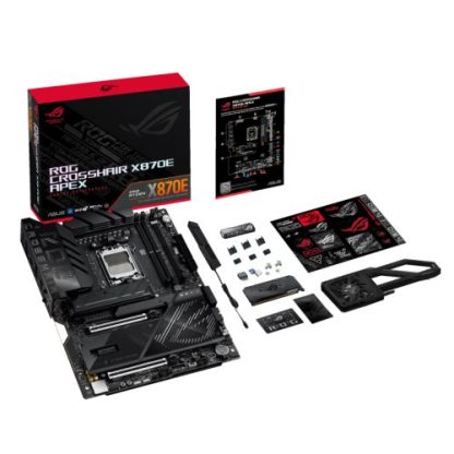 Asus ROG CROSSHAIR X870E APEX, AMD X870E, AM5, ATX, 2 DDR5, 2 USB4, Wi-Fi 7, 5G LAN, PD 60W, RGB, 5x M.2