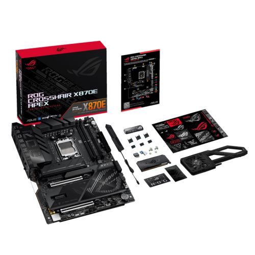 Asus ROG CROSSHAIR X870E APEX, AMD X870E, AM5, ATX, 2 DDR5, 2 USB4, Wi-Fi 7, 5G LAN, PD 60W, RGB, 5x M.2