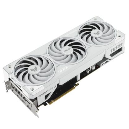 Asus TUF GAMING RTX5070 Ti OC White, PCIe5, 16GB DDR7, 2 HDMI, 3 DP, 2610MHz Clock, RGB Lighting, Overclocked