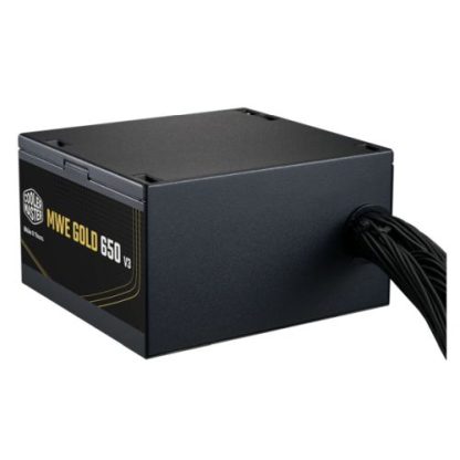 Cooler Master 650W MWE Gold V3 ATX 3.1 PSU, Fully Wired, HDB Bearing Fan, 80+ Gold