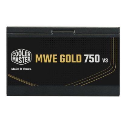 Cooler Master 750W MWE Gold V3 ATX 3.1 PSU, Fully Wired, HDB Bearing Fan, 80+ Gold