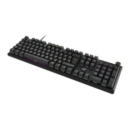 Corsair K70 CORE RGB Mechanical Gaming Keyboard, USB, Red Linear Switches, Sound Dampening, Rotary Dial, Aluminium Top Plate, Black
