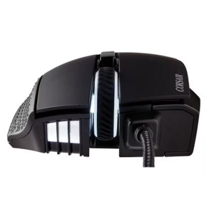 Corsair Scimitar RGB Elite Optical MOBA/MMO Gaming Mouse, 18000 DPI, 17 Programmable Buttons, Key Slider Control System, Black
