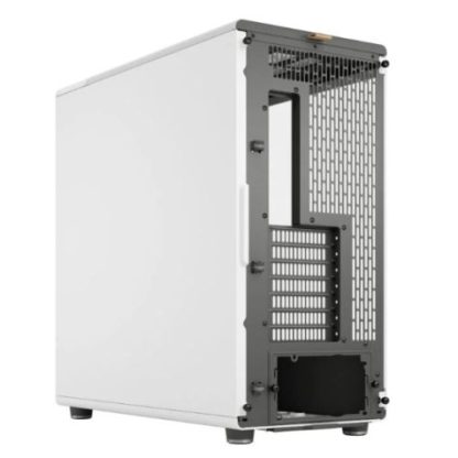 Fractal Design North XL RC Chalk White (TG Clear) Case w/ Clear Glass Window, ATX, 3 PWM Fans, USB-C, Oak Front, Reverse Connector/Asus BTF Compatible